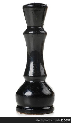 old chess king cut out from white background