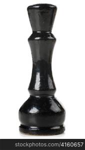 old chess king cut out from white background