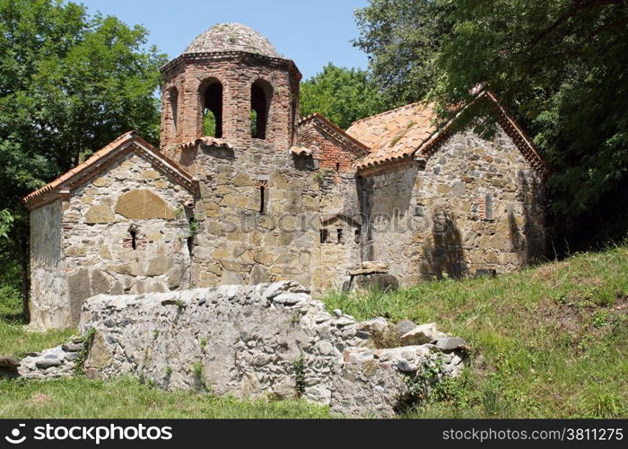 Old church close to the Fortress Gremi, Kakheti, Georgia, Europe