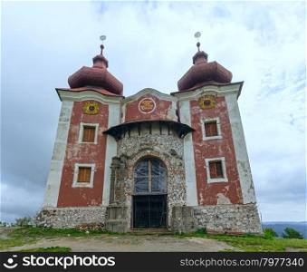 Old church in Banska Stiavnica (Slovakia) - Banskostiavnicka kalvaria (build in 1744-1751)