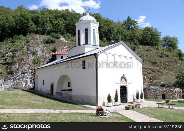 Old church in monastery near Pljevlja, Montenegro