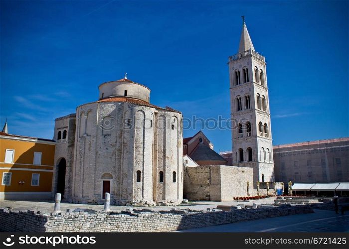 Old church in Town of Zadar, Dalmatia, Croatia