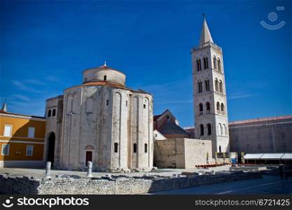Old church in Town of Zadar, Dalmatia, Croatia