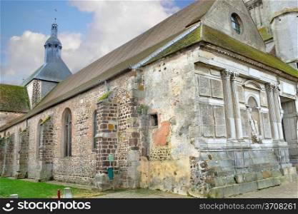 Old church in Verneuil-sur-Avre. France