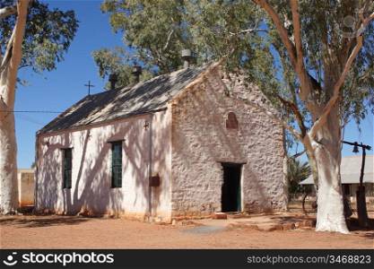 Old church of Hermannsburg, Northern Territory, Australia