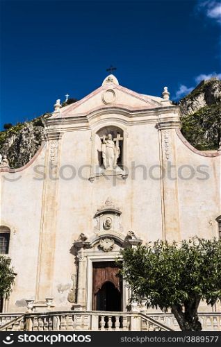 Old Church of San Giuseppi in Taormina, Sicily, Italy