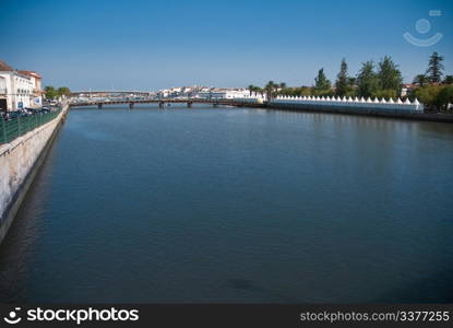 Old City of Tavira, Algarve, Portugal.