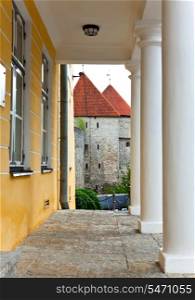 Old city&rsquo;s streets. Tallinn. Estonia