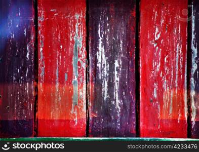 Old colorful wood background texture