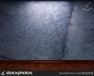 old concrete wall made in 3D graphics