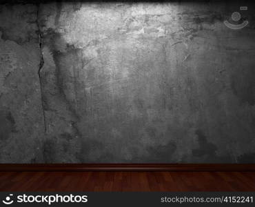 old concrete wall made in 3D graphics