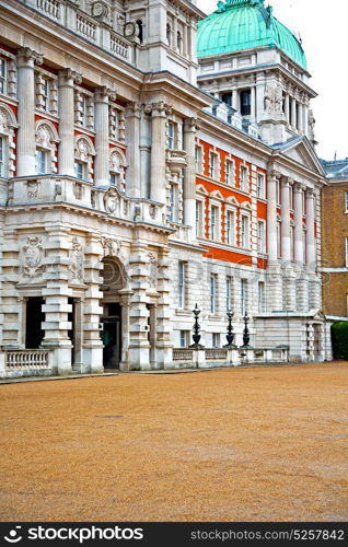 old construction in england europe london wall antique and light