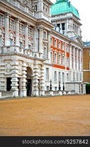 old construction in england europe london wall antique and light