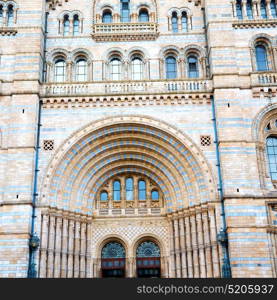 old construction in london englan europe brick wall and window