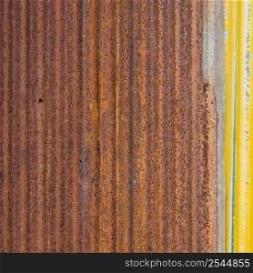old corrugated iron background and texture