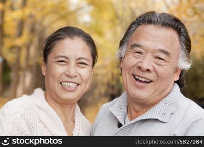 Old couple in park