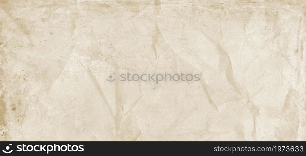 Old crumpled paper texture background. Vintage wallpaper. Old crumpled paper texture background