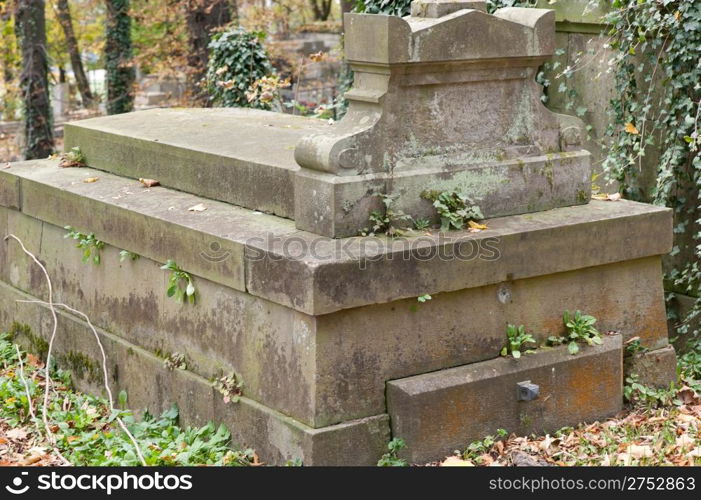 Old crypt. Since its creation in 1787 Lychakiv Cemetery Lvov, Ukraine