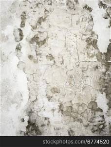 Old damaged grunge wall background or texture
