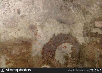 old damaged sheet of metal background
