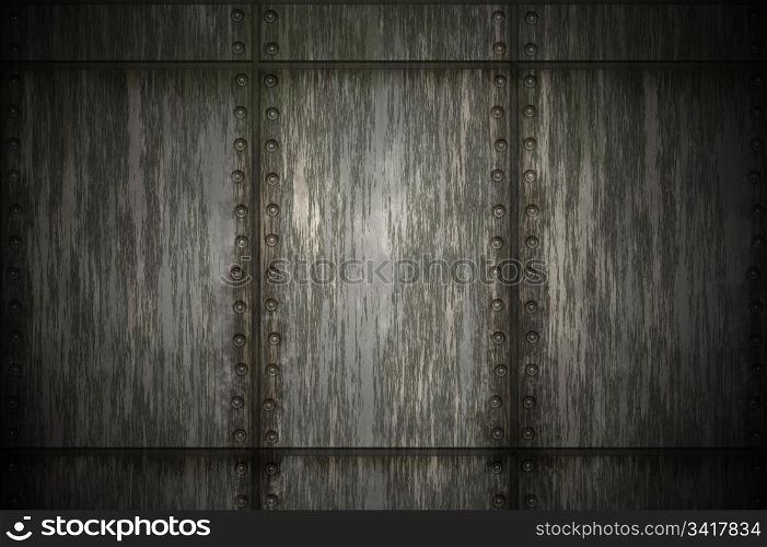 old dirty and grungy metal wall background texture