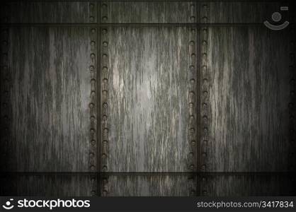 old dirty and grungy metal wall background texture