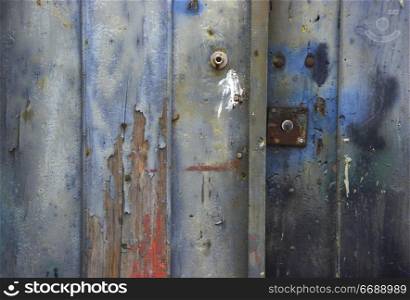 Old door (great colored background)