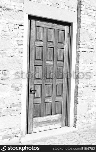old door in italy land europe architecture and wood the historical gate