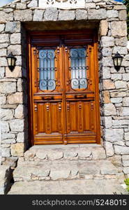 old door in italy land europe architecture and wood the historical gate