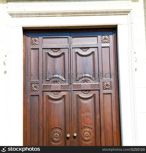 old door in italy land europe architecture and wood the historical gate