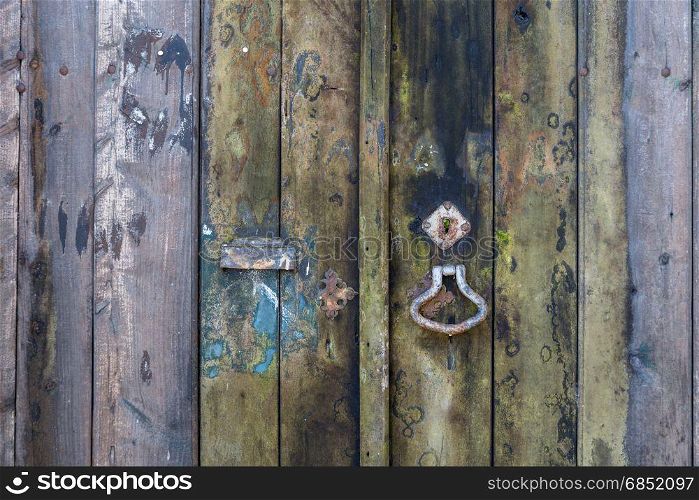 old door with damaged texture