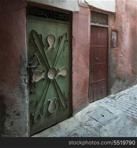 Old doors, Marrakesh, Morocco