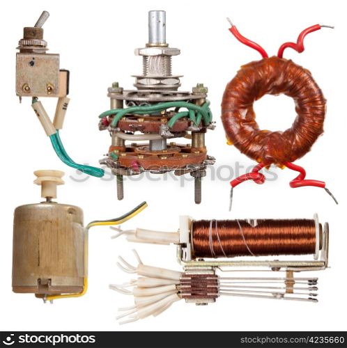 Old electrical components