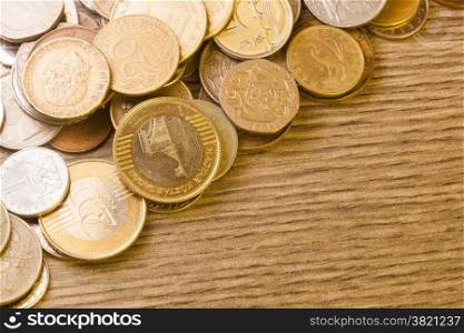 Old Europe Coins. &#xA;lire drachmas francs pounds marks