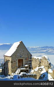 Old farm house, Brasov, Transylvania, Romania.