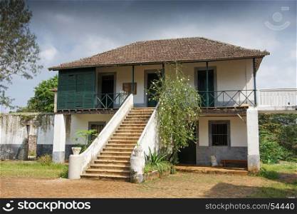 Old farmhouse on Principe island, Sao Tome and Principe, Africa