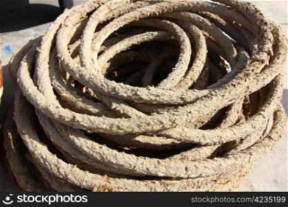 old fishing ropes