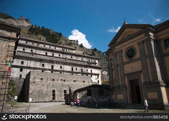 Old fortification vacation attraction in Piemonte