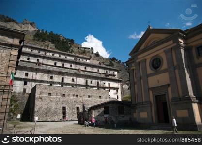 Old fortification vacation attraction in Piemonte