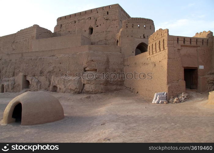 Old fortress in Meybod, Iran