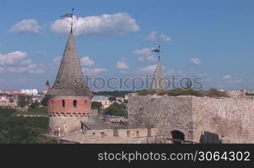 old fortress ( tower damage 02.08.2011 ), Kamjanets-Podilskyi, Ukraine