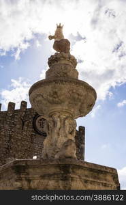 Old Fountain by Vincenzo Cacopardo in Taormina, Sicily, Italy