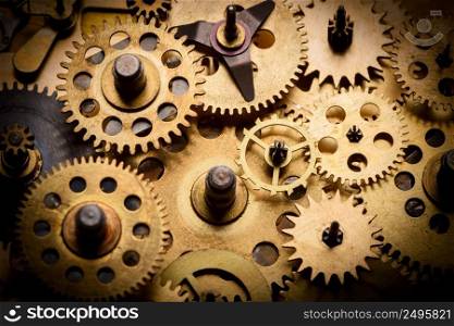 Old gears and cogs