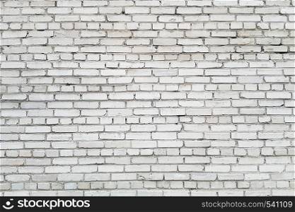 Old gray brick wall, background, texture
