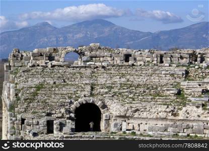 Old greek theater in Miletus, Turkey