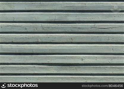 Old green painted wood wall - texture background