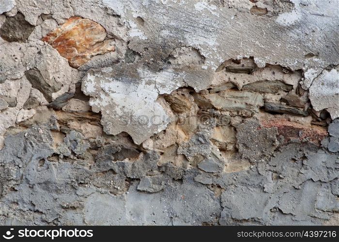 Old grey building wall for wallpaper