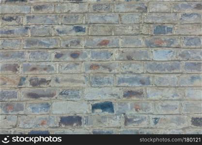 Old grunge brick wall texture use as background