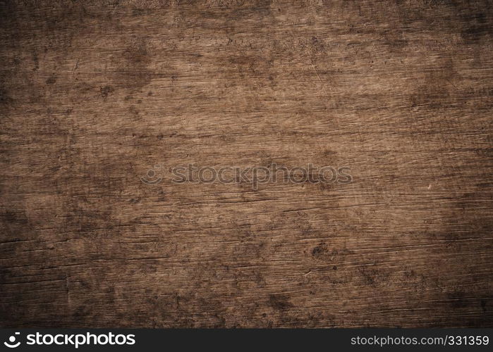 Old grunge dark textured wooden background, The surface of the old brown wood texture, top view brown wood paneling