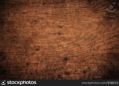 Old grunge dark textured wooden background,The surface of the old brown wood texture,top view brown plywood